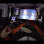 【画像】軽バンのアトレーに映画館を作ってみた！　車中泊系YouTuberのシアターカスタムに海外の視聴者からもパーフェクトと大絶賛 〜 画像1