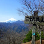【画像】熊が噛み千切った？　スチール製道標破壊に思わずすくむ山梨百名山「今倉山」＆山名ロマンな「二十六夜山」ハイクで秀麗富士の絶景を堪能 〜 画像1
