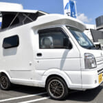 【画像】小さなボディでも4人就寝OK！　キャリートラックベースの軽キャブコンがコスパ最強で快適過ぎる 〜 画像1