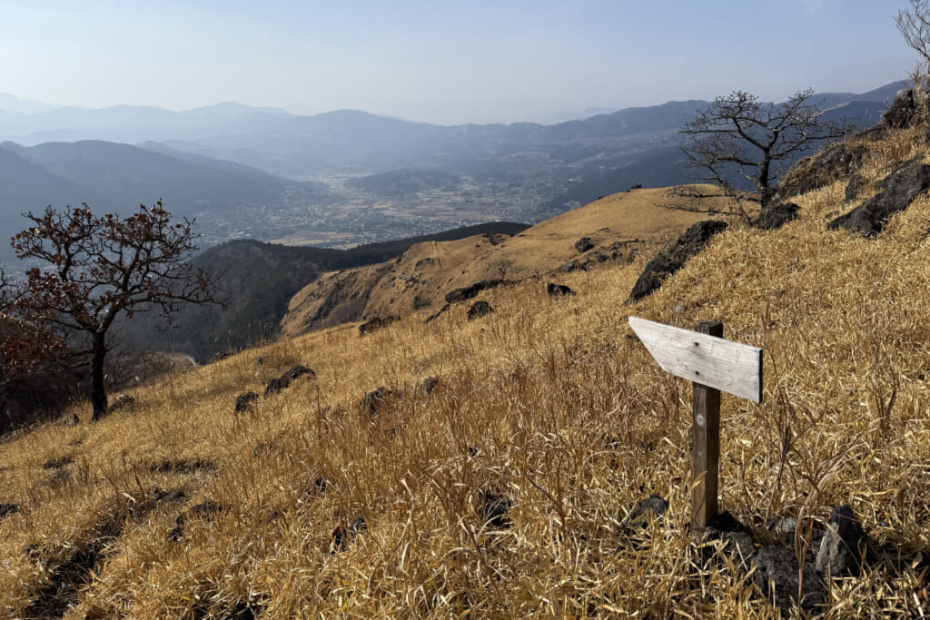 由布院への登山コース