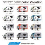 【画像】ボディのコンパクト化でキャブコンでも安心！　カムロードベースの「LIBERTY 50DB」がプレミアムさの極み 〜 画像1