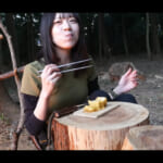 【画像】連勤地獄でヘトヘトの身体にムチを打つ！　ハプニング続出キャンプ女子の「無骨ソロキャンプ」に視聴者も癒やされる 〜 画像1
