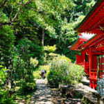 【画像】紫陽花と湘南の絶景を堪能！　江の島中津宮の水琴窟で美しい音色の涼に包まれる 〜 画像1