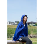 【画像】涼しくかぶる日傘!?　濡らして“ひんやり”冷感タオル生地のポンチョが熱中症対策の必須アイテム 〜 画像1