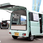【画像】4名乗車＆2名就寝を実現！　12Vエアコン搭載で真夏のキャンプ旅も快適な「軽キャン」がお洒落でクール 〜 画像1
