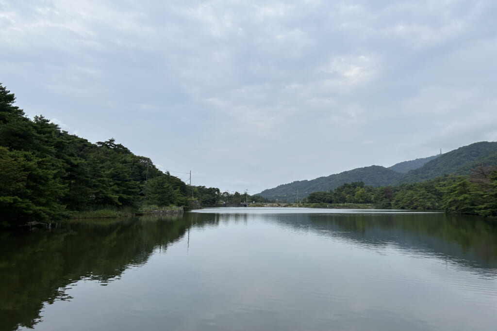 高原の池