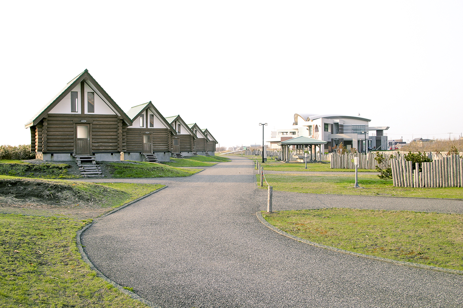 鏡沼海浜公園キャンプ場の外観