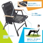 【画像】炎天下でもムレずに快適！　背もたれから風が吹く「セナクール アウトドアローチェア」が大容量ファン2機搭載で最高にクール 〜 画像1