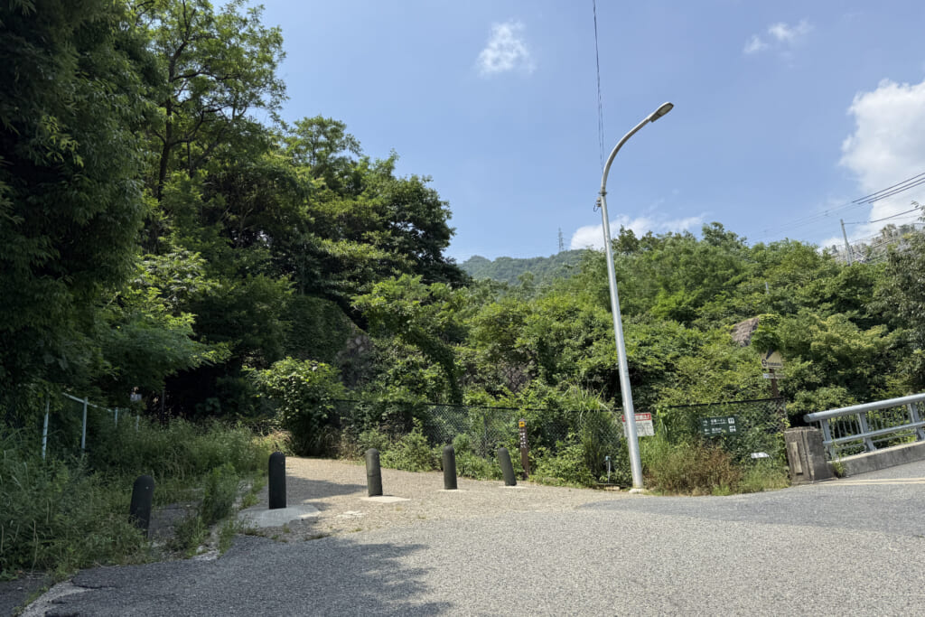 杣谷堰堤下
