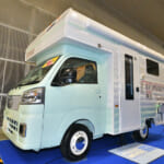 【画像】運転のしやすさと想像以上に広がる居住空間を両立！　ビンテージさ漂う軽トラキャンパーが快適過ぎる 〜 画像1