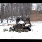【画像】戦争遺跡好きYouTuberが雪山登山を敢行！　退役して朽ち果てた「アメリカ軍用トラック」が圧巻だった 〜 画像1