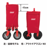 【画像】定番ワゴンがさらに使いやすく進化！　 コールマン『アウトドアワゴンNX』をアルペンとコールマン直営店で先行販売 〜 画像1