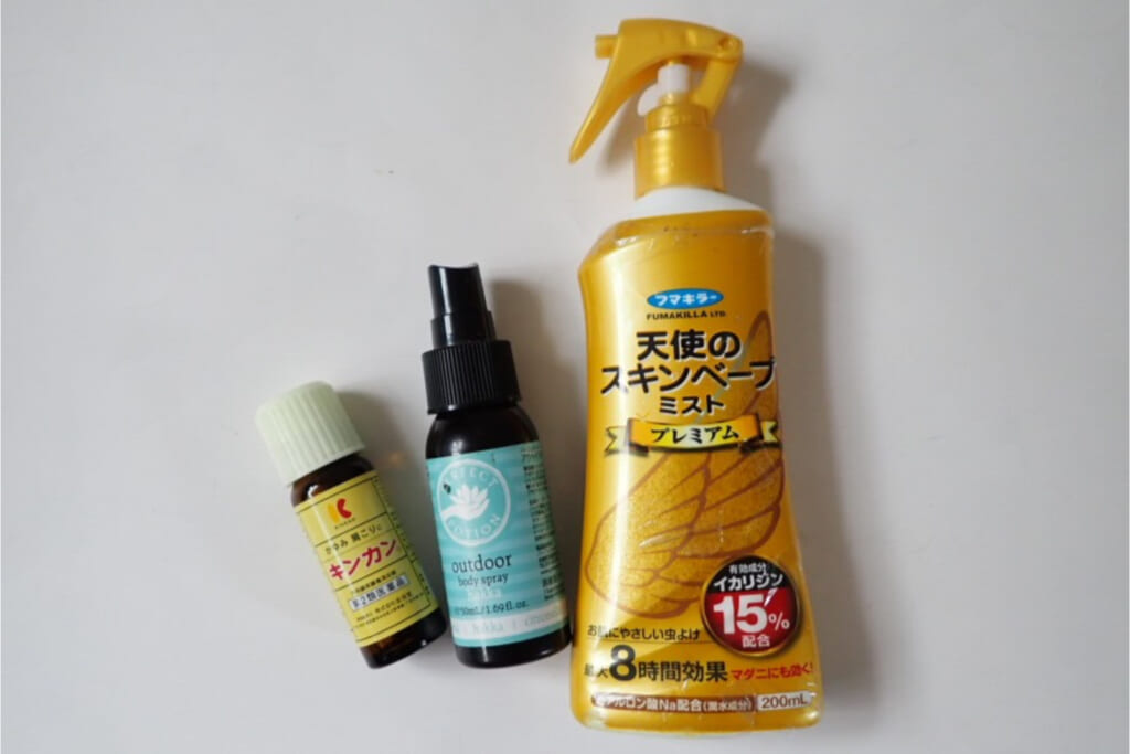 キンカンと虫よけスプレー