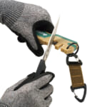 【画像】包丁やナイフの切れ味を野外でどこでもフォロー！　カラビナつきで携帯便利な多機能シャープナー 〜 画像1