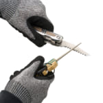 【画像】包丁やナイフの切れ味を野外でどこでもフォロー！　カラビナつきで携帯便利な多機能シャープナー 〜 画像1