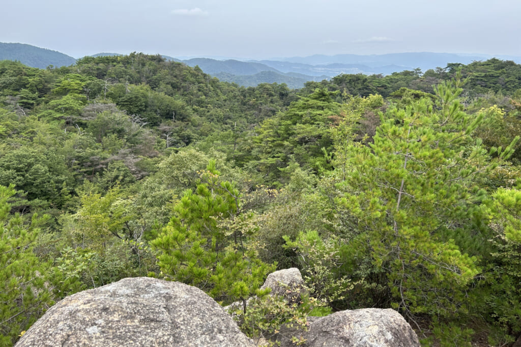 景色のいい岩場
