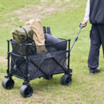 【画像】駐車場とサイトの往復苦行から解放！　しかもテーブルになるアウトドアワゴン登場 〜 画像1