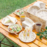 【画像】人と自然に優しいレジャーを！　「コールマン」とのコラボでキャンプがもっと楽しくなる「竹素材」の使い切りテーブルウェアがデビュー 〜 画像1