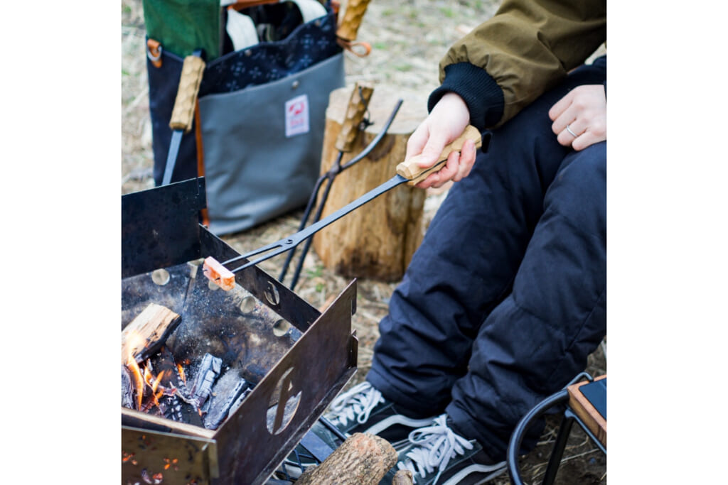 キャンプで使用中