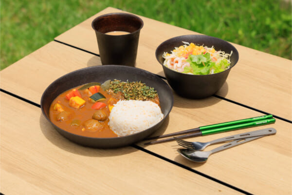 野外で３種使用