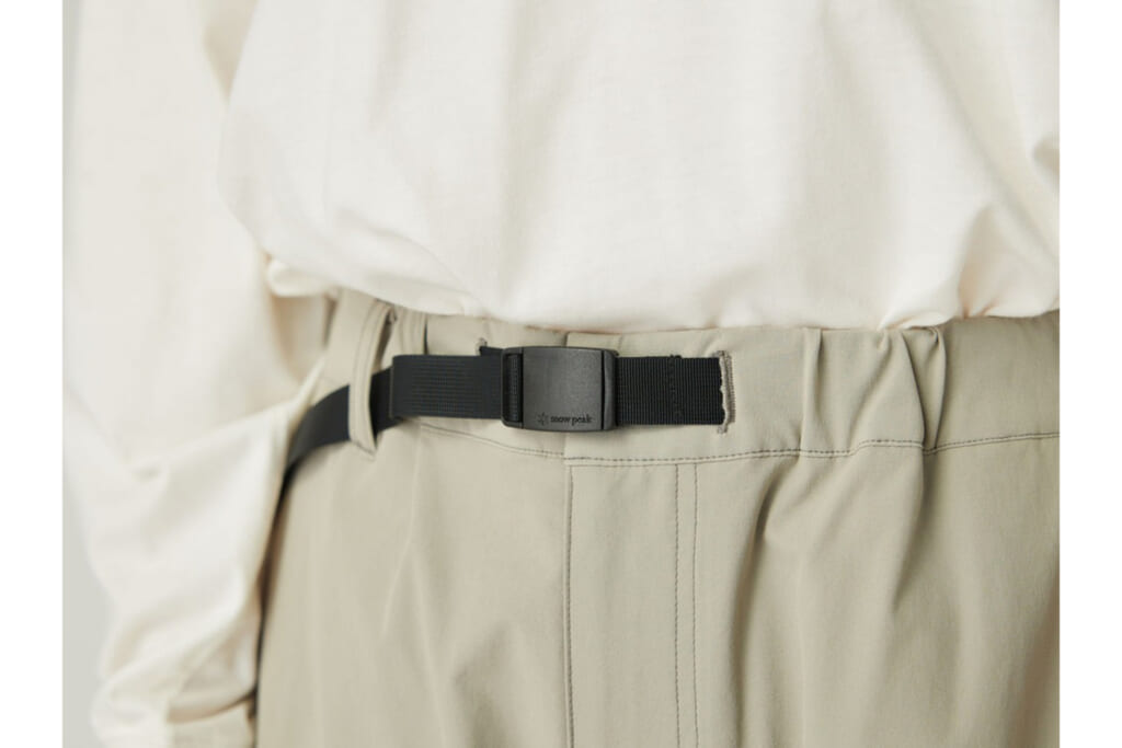 Water-Repellent Stretch Trekking Pants／ベルト部分
