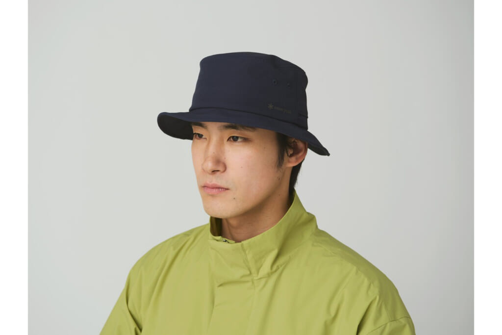 Water-Repellent Stretch Hat／着用