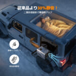 【画像】冬のアウトドアを革新！　静音性と設置性を兼ね備えたBougeRVの次世代「FFヒーター」で冬の車中泊が快適に 〜 画像1