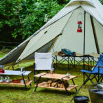 アウトドアで配置