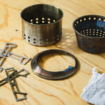 【画像】徒歩＆バイクキャンパー必見！　「シェラカップ」と「スタッキング」「二次燃焼」による美しい炎を卓上で手軽に楽しむ 〜 画像1