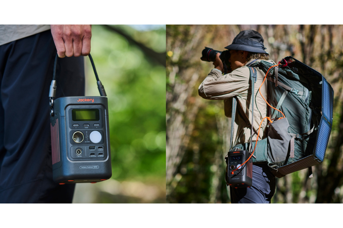 持ち方も使い方も自由自在！ Jackeryから2WAYの超軽量ポータブル電源