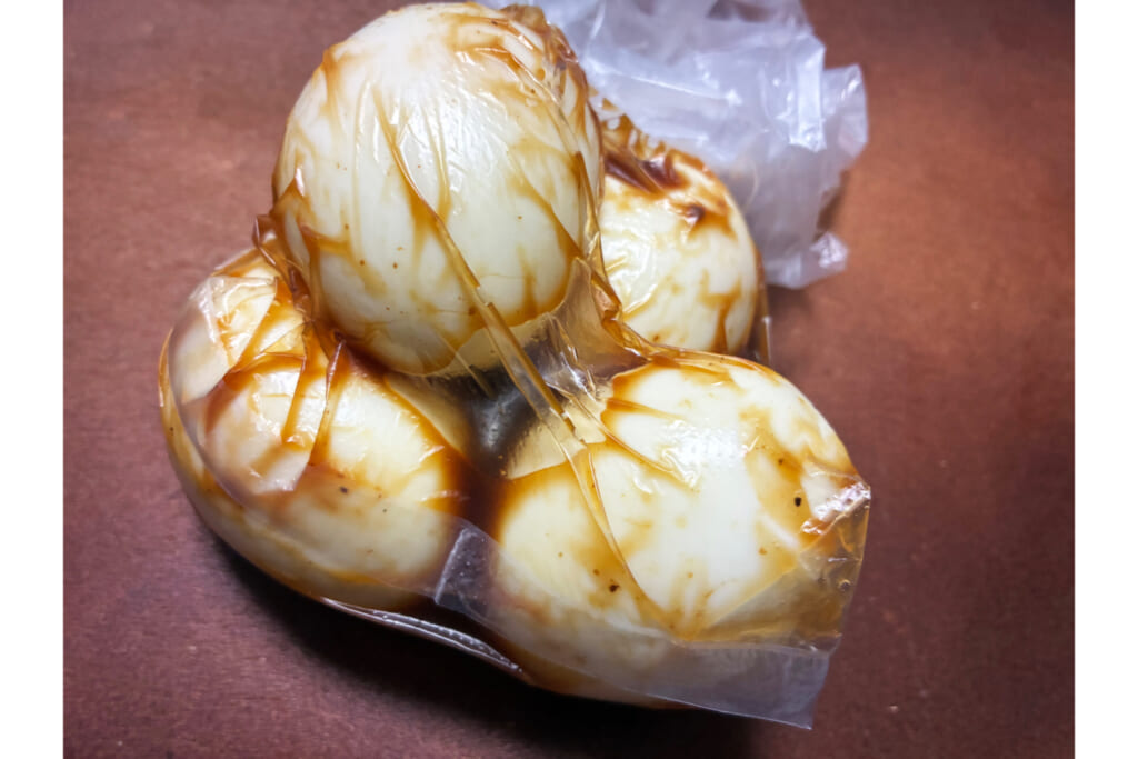 漬かっているたまご