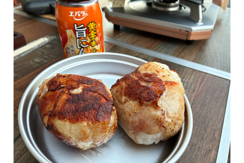 タレをかける前