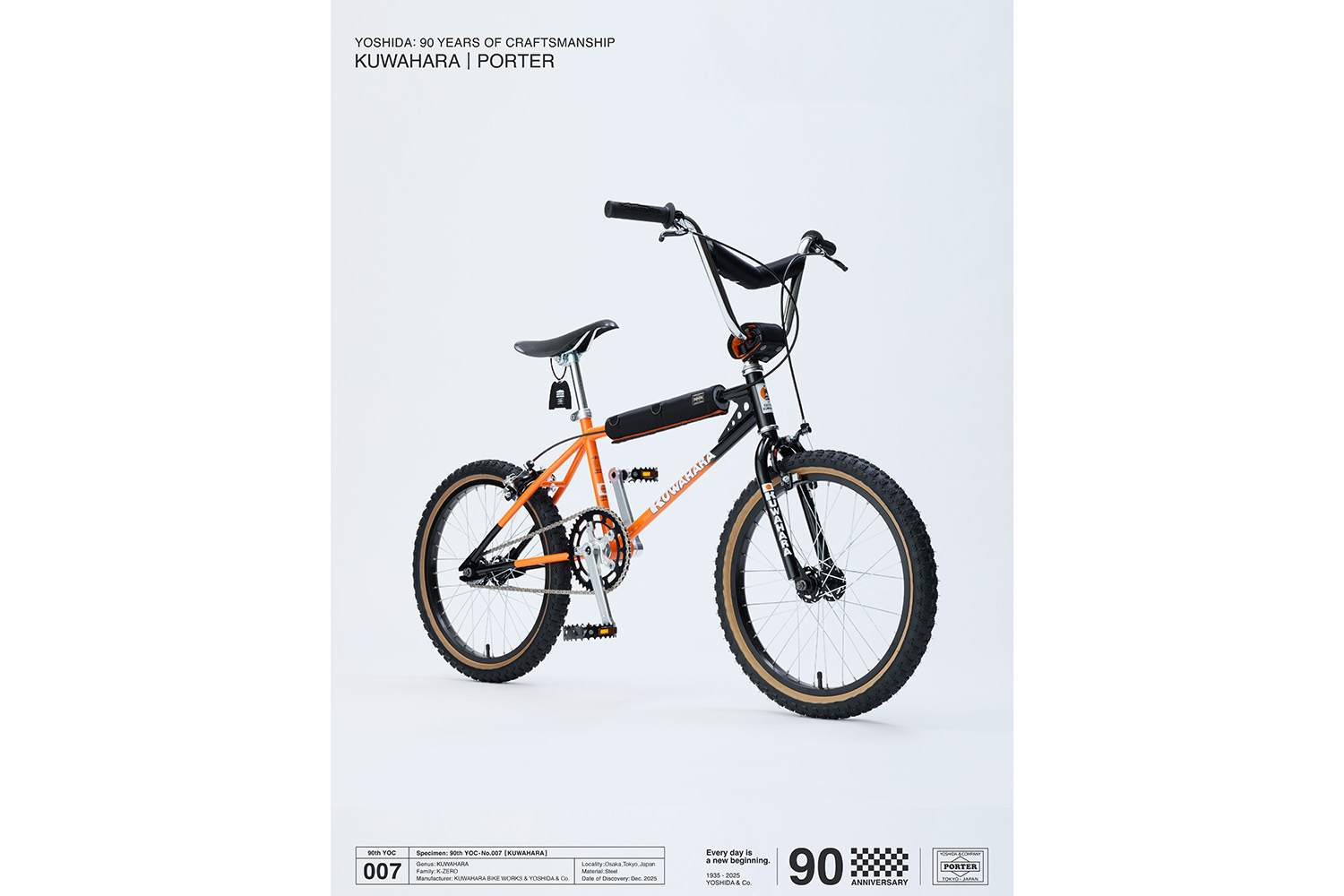 吉田カバン 90周年！ 歴史的名車がポーター仕様に「KUWAHARA × PORTER