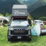 【画像】家族で車中泊の「寝床問題」を解決！　さらに「タープ合体」で最強のサイトが完成 〜 画像1