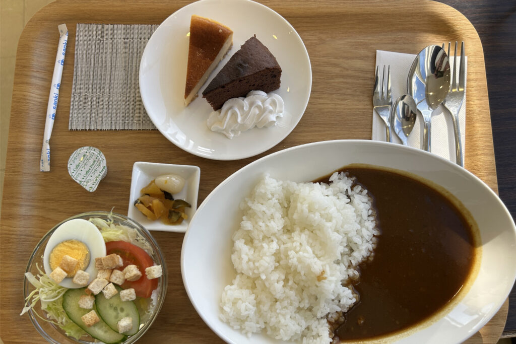 カレー・ケーキセット
