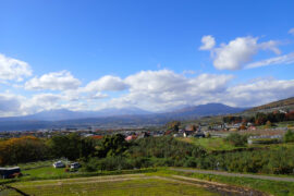 晴れた北信五岳