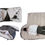 【画像】「まるで自宅の布団」の寝心地！　Bears Rockキングサイズ寝袋に新色モスオリーブが登場 〜 画像1