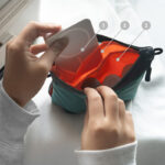 【画像】SNSで話題沸騰の「仕分け革命」がポーチに進化！3気室構造のマルチポーチ「ミッツ・ワケポーチ」がデビュー 〜 画像1