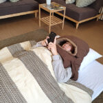 【画像】頭、肩の冷えを対策！　ねぶくろんシリーズ人気の防寒寝具に“雪うさぎ”が登場 〜 画像1