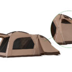 【画像】ロゴスから新型PANEL SYSTEM搭載の2ルームテント「Tradcanvas PANEL オーニングドゥーブル L-BF」がデビュー 〜 画像1