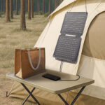 【画像】収納＆持ち運びがしやすい！コンパクトなポータブルソーラーパネル『OWL-SLP10W-GY』を発売 〜 画像1