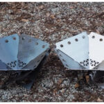 【画像】武骨な素材のエイジングを楽しんで使うのが通！　5枚のプレートで変幻自在なカスタム焚き火台 〜 画像1