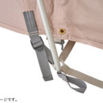 【画像】寝室に大型窓で爽やか度UP！　4人が快適に過ごせる2ルームテント「Tradcanvas PANEL オーニングドゥーブル L-BF」新発売 〜 画像1