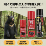 【画像】冬眠しない熊から身を守る！　Fujikonが提案する「音」で回避し「スプレー」で守る多角的な熊対策とは 〜 画像1