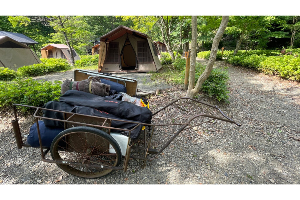 テント内のレイアウト