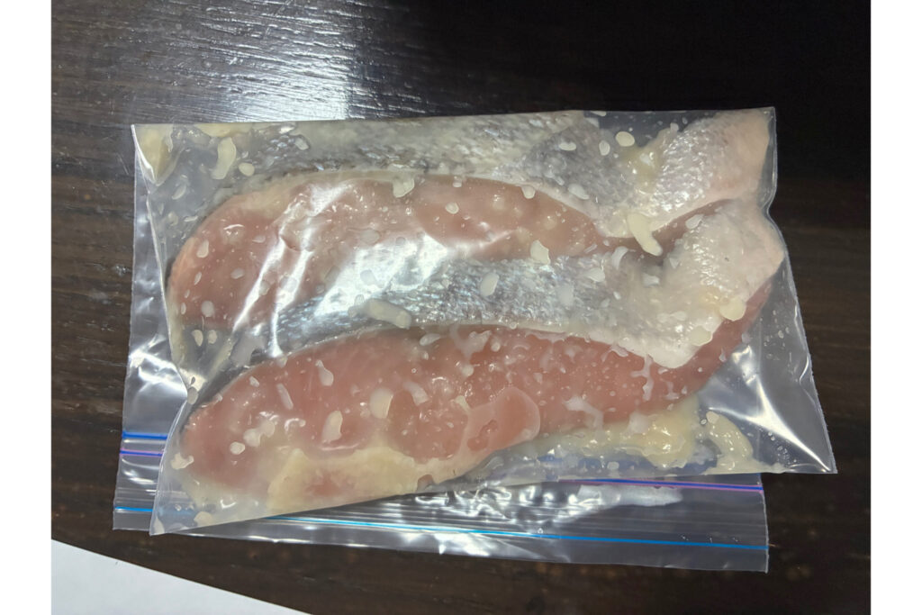 漬けた鮭
