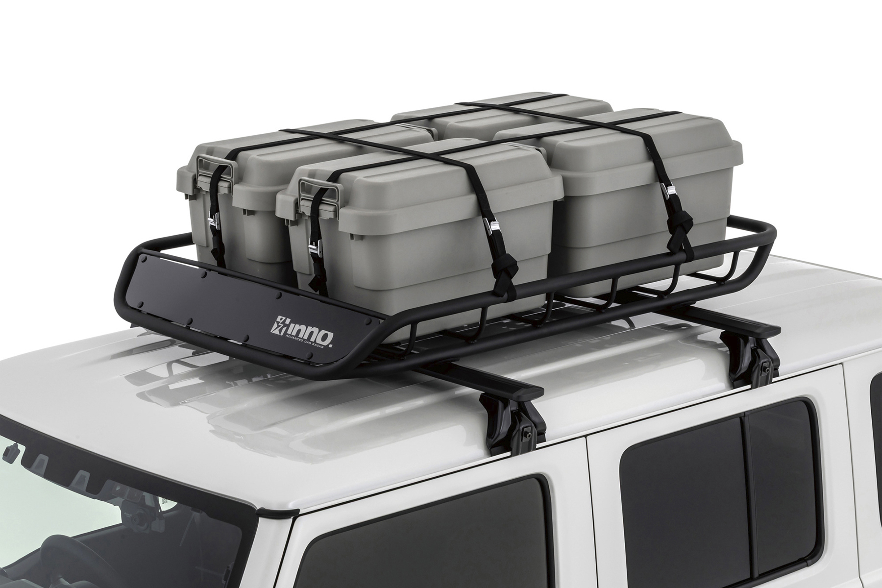 INNOルーフバスケットのコンテナ搭載イメージ