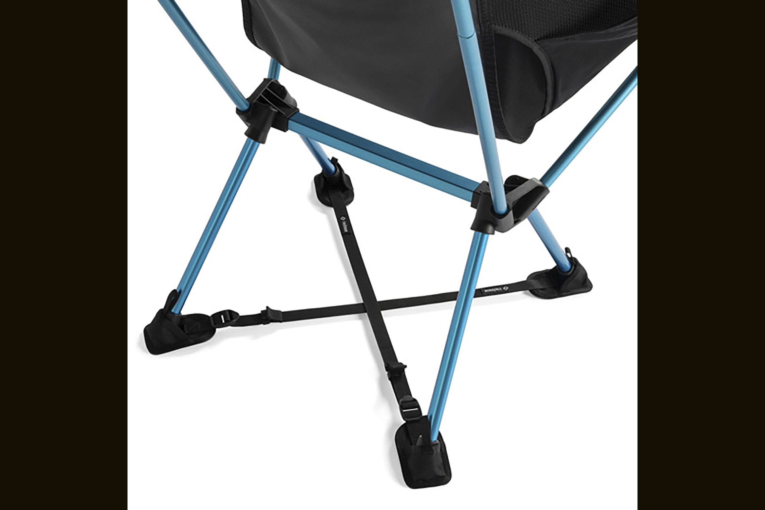 ヘリノックス チェアゼロ LTに装着したグラウンドストラップ