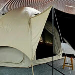 【画像】「設営の苦労はもう終わり」　360度の開放感と薪ストーブ対応を両立した「空気を入れるだけ」で建つテント 〜 画像1