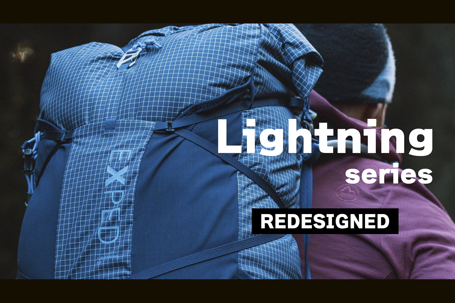 2026年モデルとしてフルリニューアルした「EXPED」の軽量バックパック「Lightning(ライトニング)」シリーズ